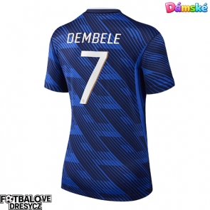 Francie Ousmane Dembele #7 Dámské Domácí Dres MS 2026 Krátký Rukáv